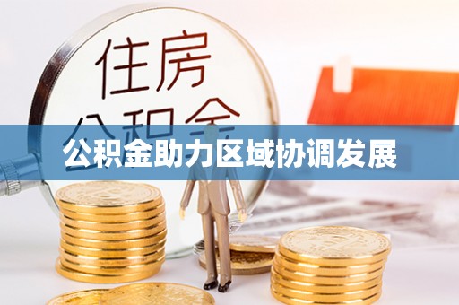 中方公积金助力区域协调发展