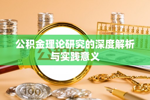 中方公积金理论研究的深度解析与实践意义