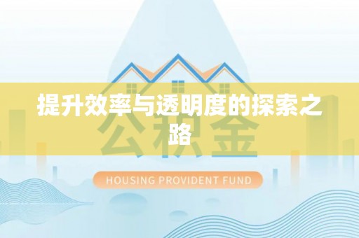 中方提升效率与透明度的探索之路