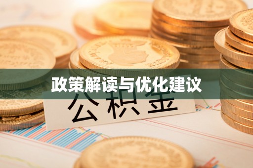 中方政策解读与优化建议