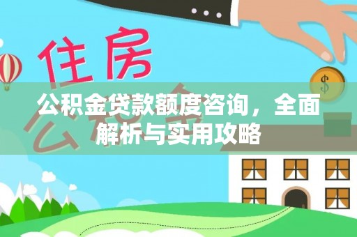 中方公积金贷款额度咨询，全面解析与实用攻略