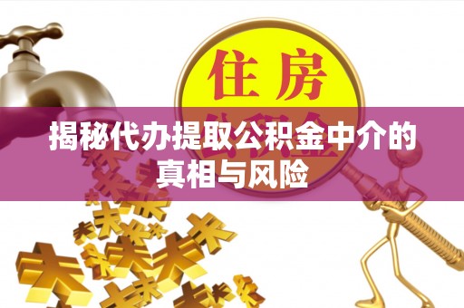 中方揭秘代办提取公积金中介的真相与风险