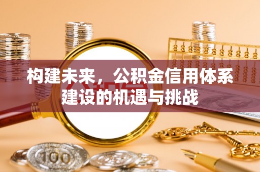 中方构建未来，公积金信用体系建设的机遇与挑战