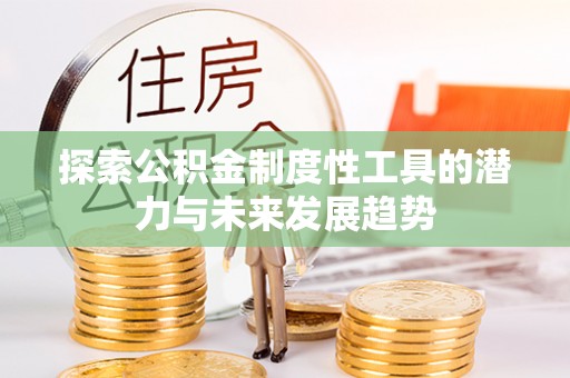 中方探索公积金制度性工具的潜力与未来发展趋势