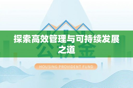 中方探索高效管理与可持续发展之道
