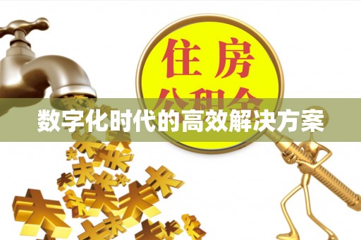 中方数字化时代的高效解决方案