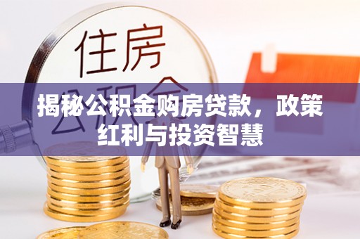 中方揭秘公积金购房贷款，政策红利与投资智慧